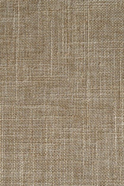 Basic background of linen fabric, close-up of fabric fibers