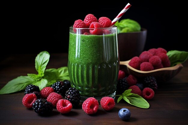 Basil Berry Bliss Green Juice