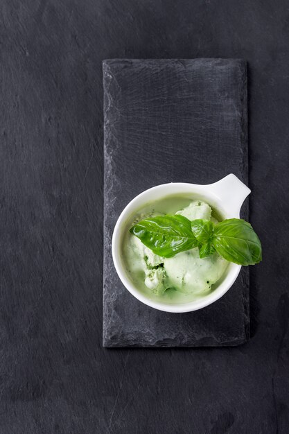 Basil icse cream