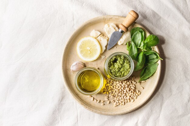 Basil pesto sauce