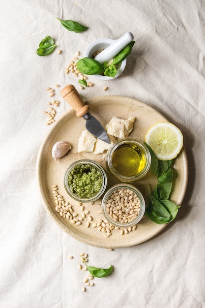 Basil pesto sauce