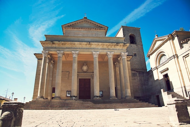 Basilica di San Marino Catholic church of the Republic of San Marino built in neoclassical style