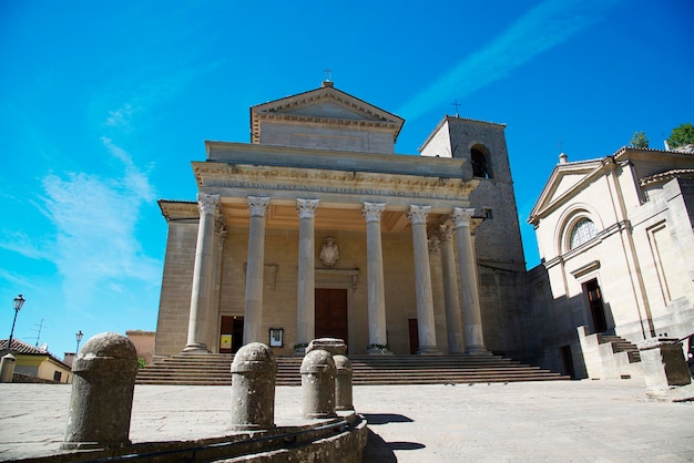 Basilica di San Marino Katholieke kerk van de Republiek San Marino gebouwd in neoklassieke stijl