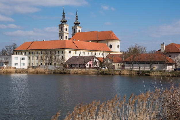 Photo basilica minor in sastinstraze slovak republic famous religious architecture