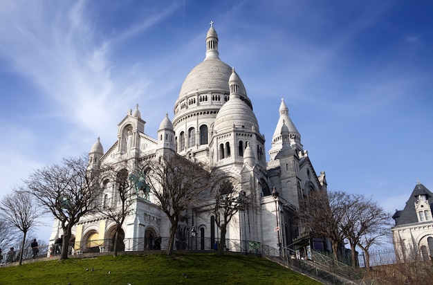 Basilica of Sacre-Coeur, Montmartre. Paris.