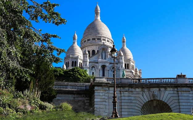 The basilica Sacre Coeur Paris France