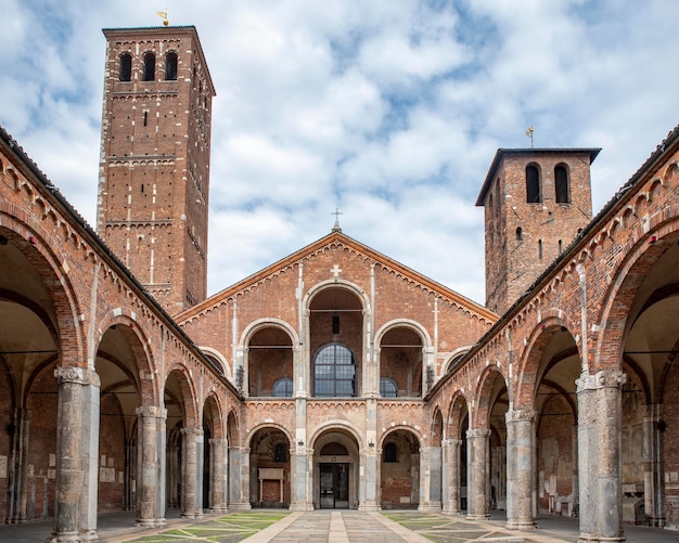 Basilica of Saint Ambrose in Milan Italy