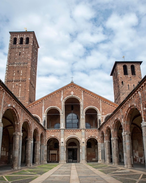 Basilica of Saint Ambrose in Milan Italy