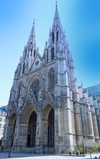 Photo basilica of saint clotilde paris france