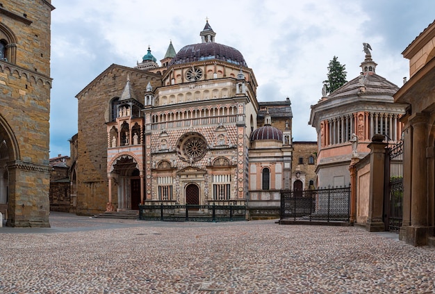 Basilica of Santa Maria Maggiore in Citta Alta, Bergamo, Italy