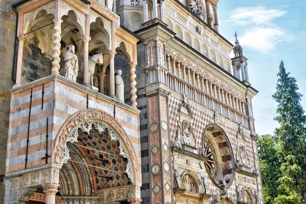 Basilica of Santa Maria Maggiore in Citta Alta in Bergamo Italy