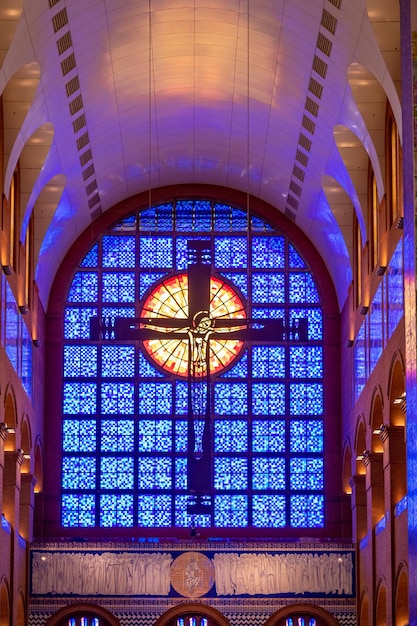 Foto basiliek van onze-lieve-vrouw van aparecida in brazilië