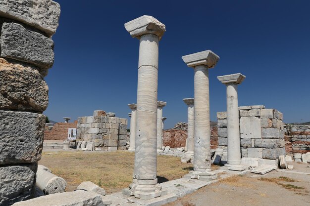 Basiliek van St. John in Selcuk Town Izmir Turkije