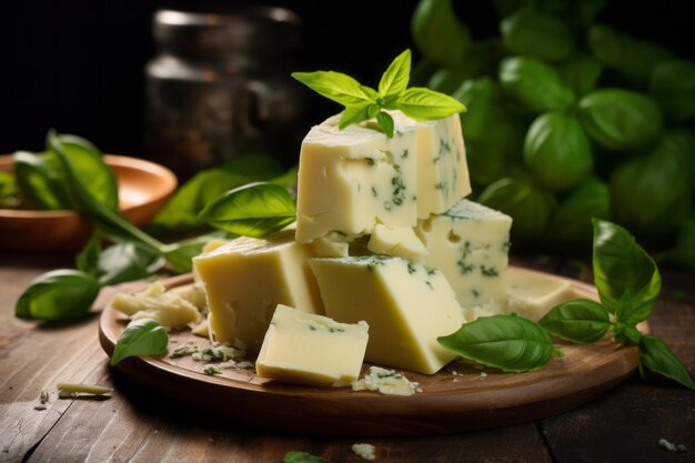 Сыр с базиликом - идеальный рецепт из трех шагов