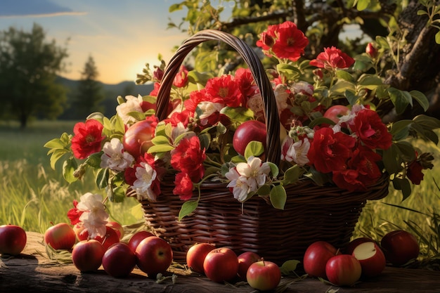 basket of apples