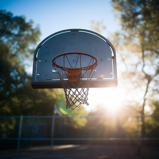 Basket ball game and players HD 8K wallpaper Stock Photographic Image