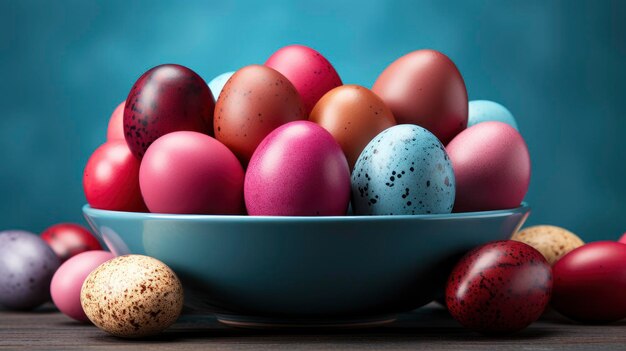 Basket Colorful Easter Eggs Isolated Over Background HD Illustrations