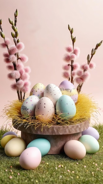 Basket of Eggs on Grass Field