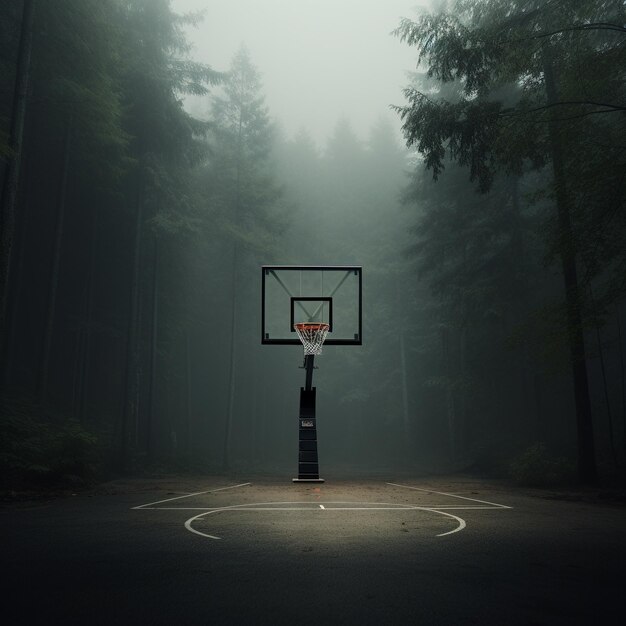 Basket en sport HD 8K behang Stock Fotografische afbeelding