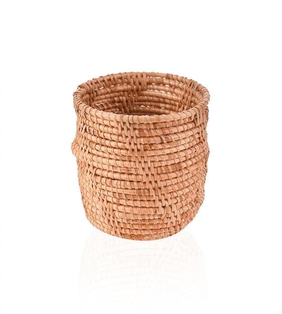 Basket isolate on white background