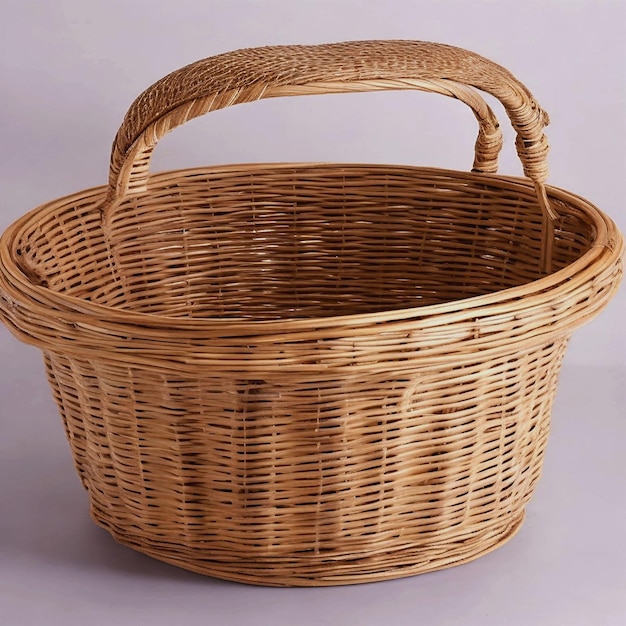 basket made from bamboo wood