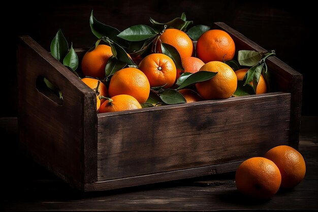 basket of oranges Generative AI