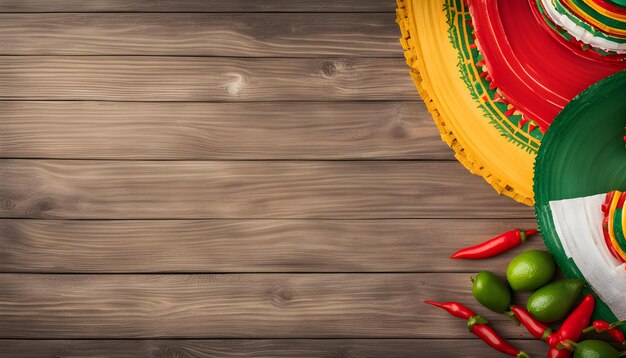 a basket of peppers and peppers on a wooden background