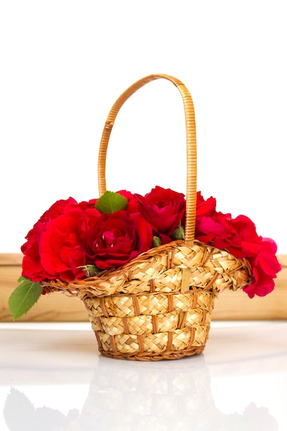 Basket of roses