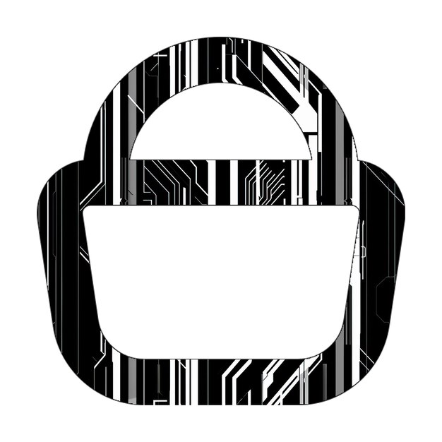 basket shopping simple icon black white technology texture