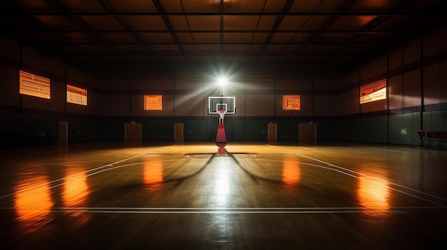 basketbal achtergrond HD 8K behang Stock Fotografisch beeld