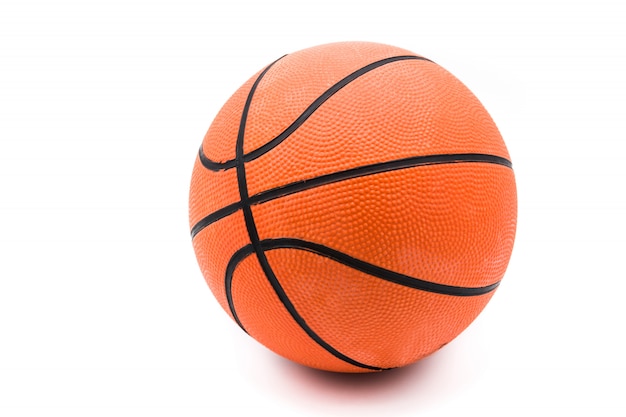 Basketbal bal geïsoleerd op wit