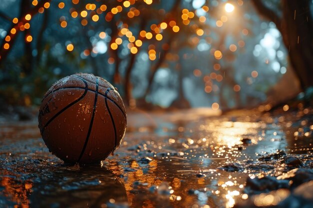 Basketbal creatief concept