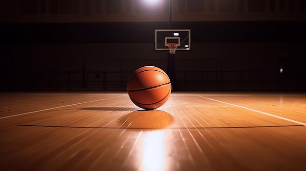 Basketbal sport achtergrond Illustratie AI GenerativexA