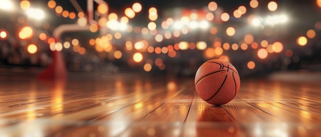 Basketball arena with wooden floor game arena basketball background