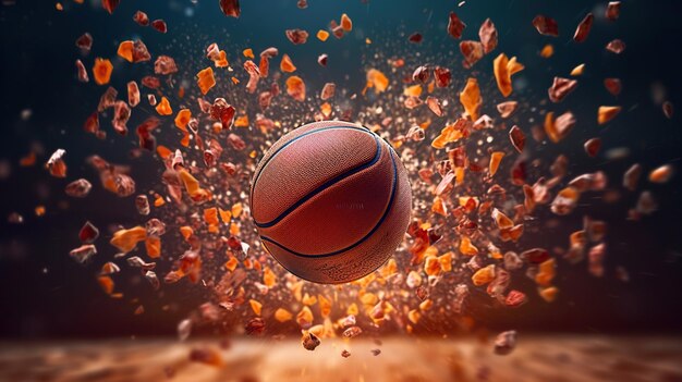 Photo basketball background basketball wallpaper sports background basketball flyer