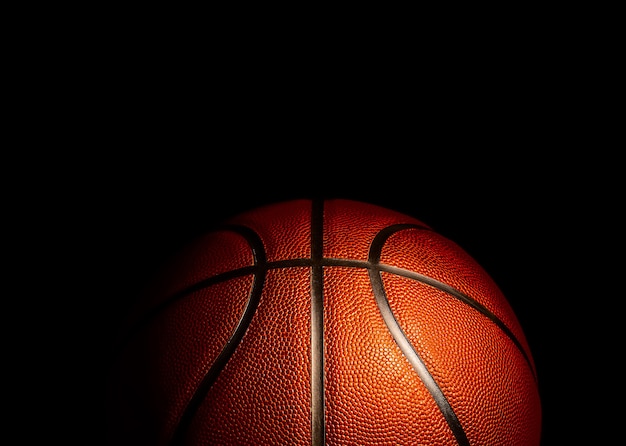 Photo basketball on background