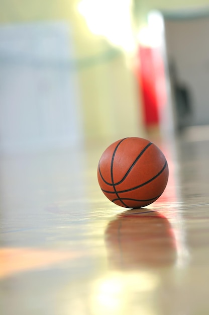 basketball ball indoor at school and gym