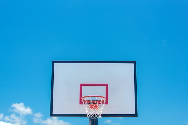 Basketball court in park in new taipei city