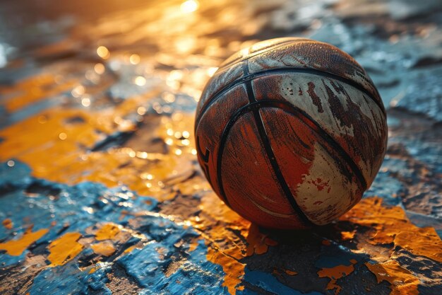 Basketball creative concept