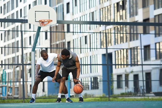 Basketball Game Outdors