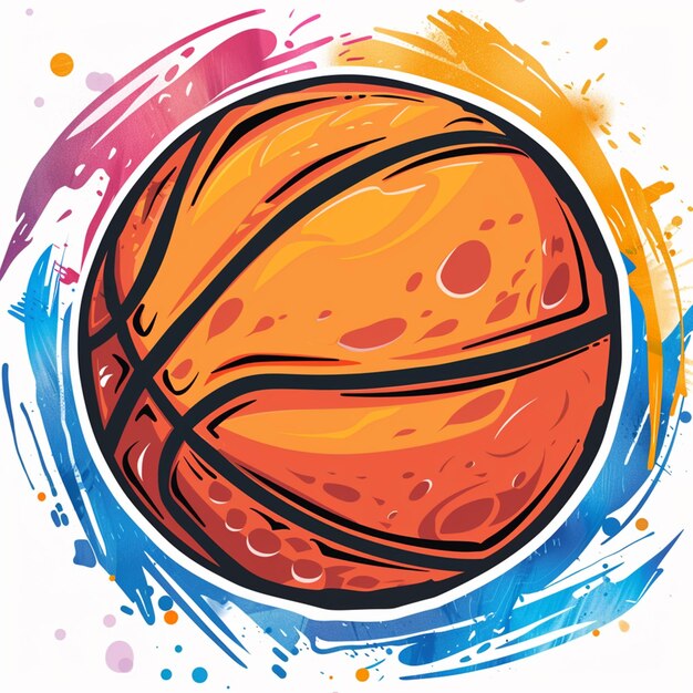 Photo basketball illustration icon cartoon graphics