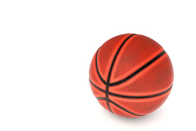 Basketball on isolate white background