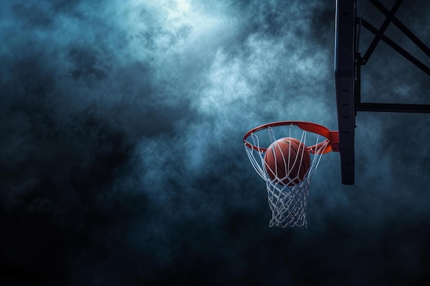 Basketball play banner Generate Ai