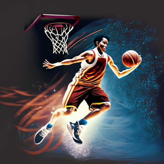 basketball player in action