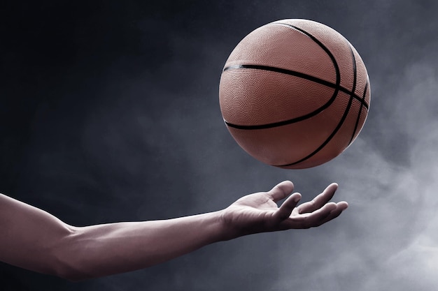 basketball player throwing a ball