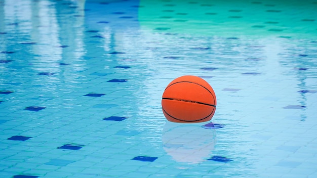 Basketball in the pool during the long weekend