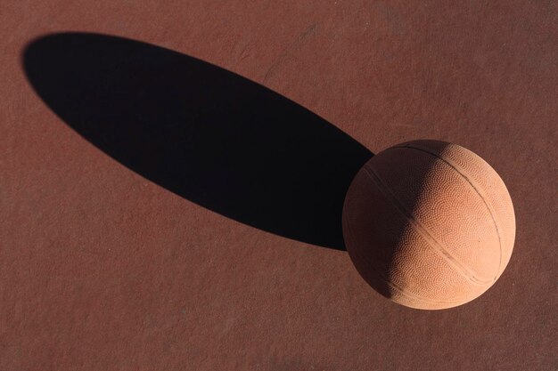 Basketball, shadow of basketball