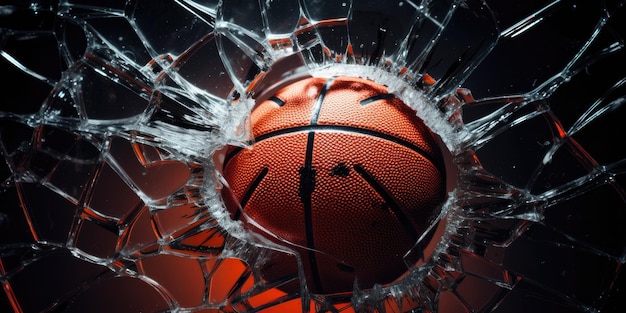バスケットボール 壊れた夢 壊れた窓 都市バスケットボール