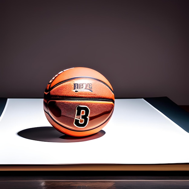 Basketball on a table