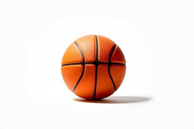 A basketball that is on a white background